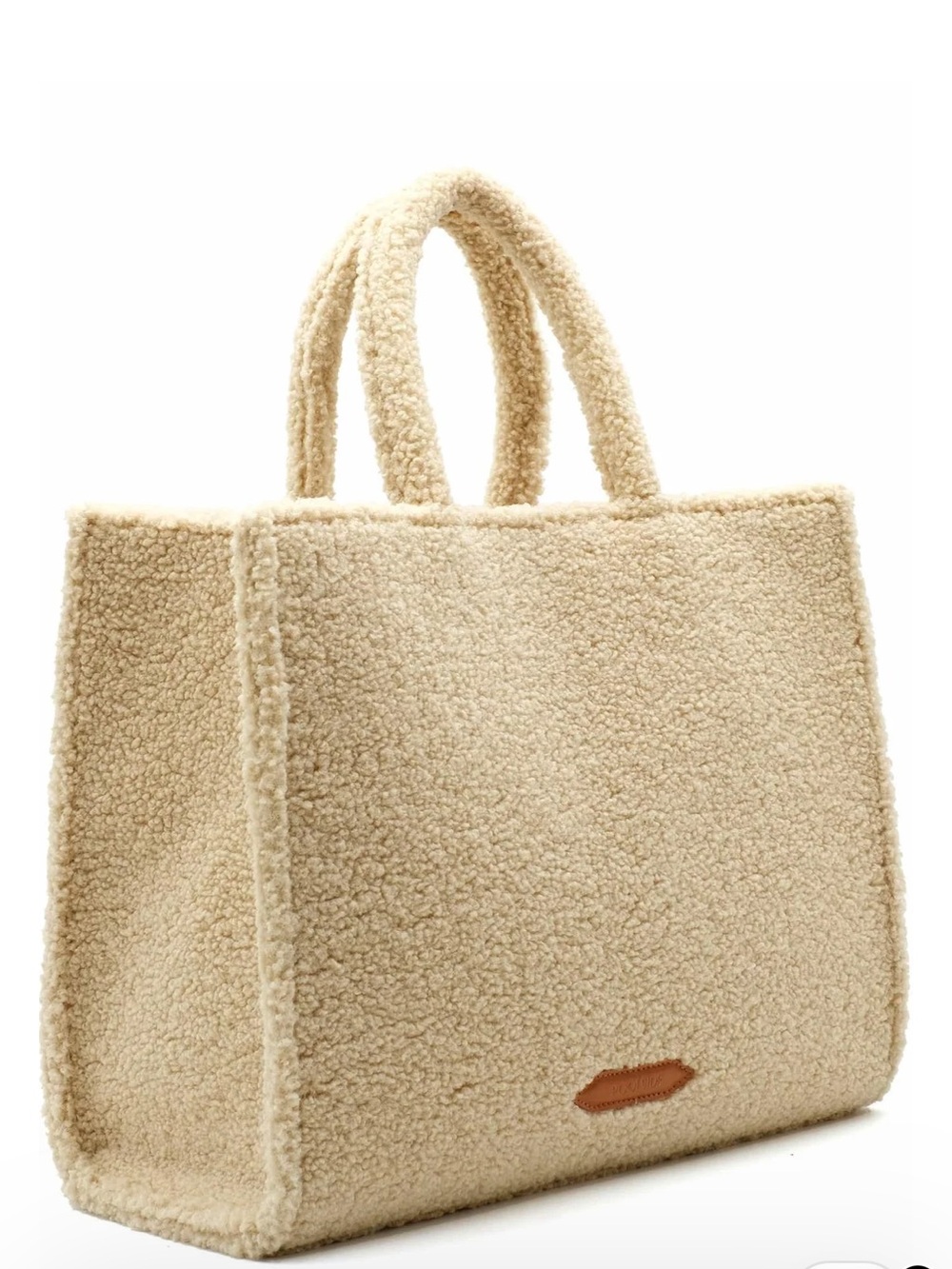 The Teddy Tote by POOLSIDE Sherpa Fleece NWOT